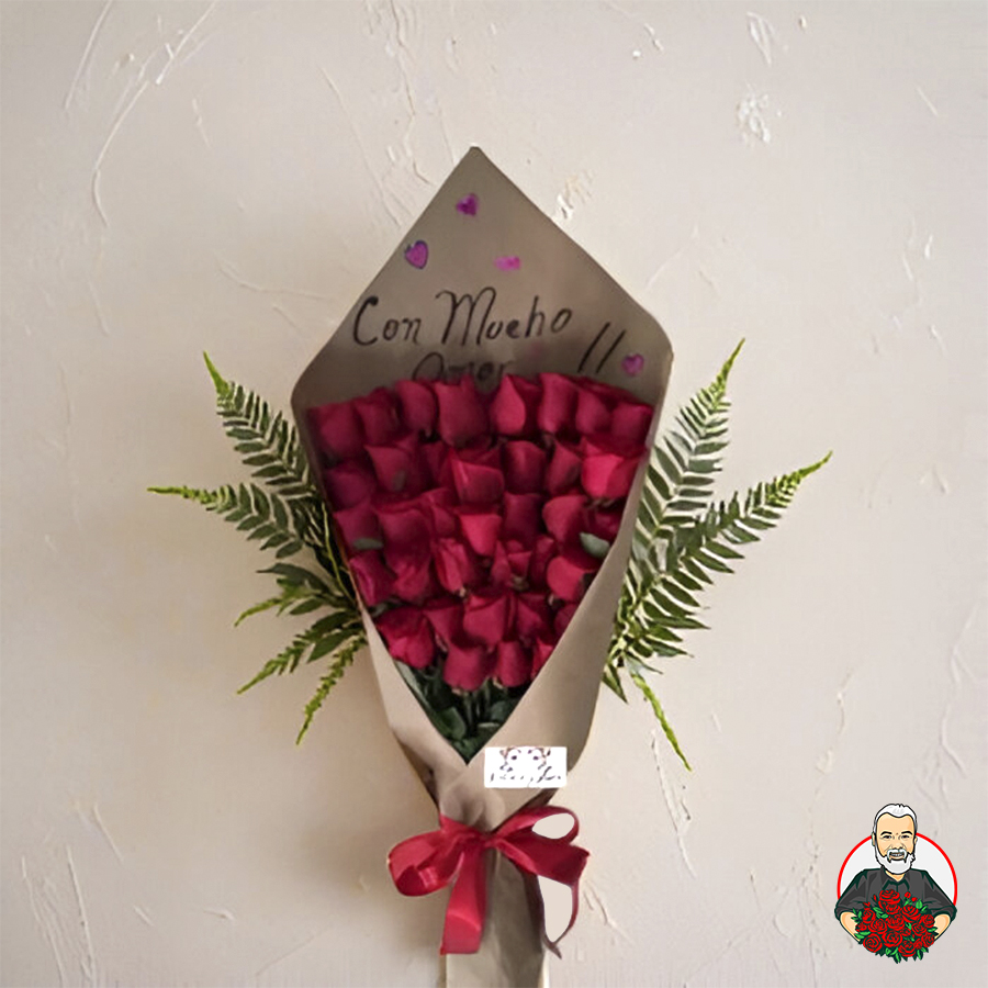 Ramillete con Rosas Rojas